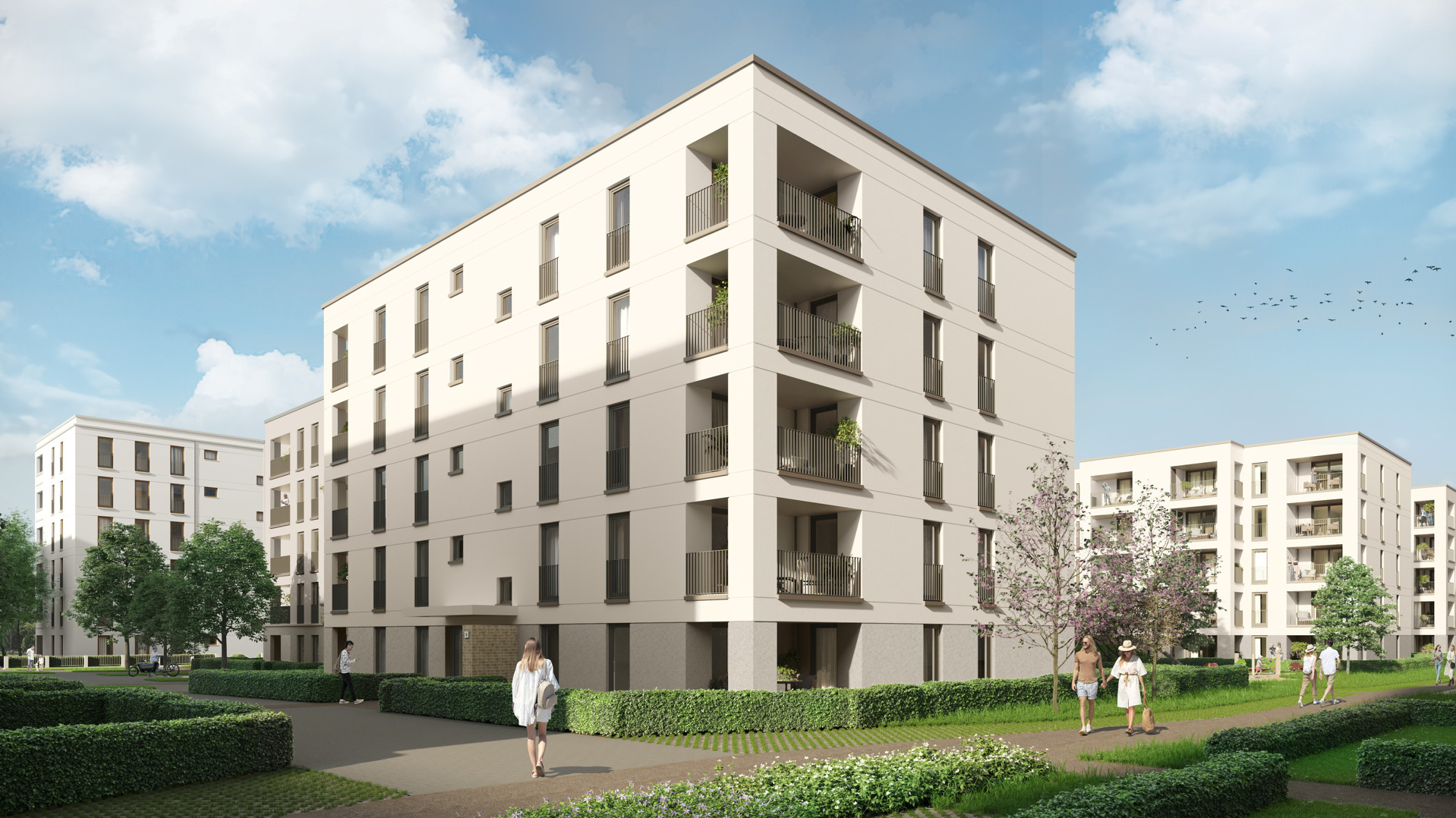 nuville Bockenheim - Baufeld D1 Visualisierung nuville Bockenheim - Baufeld D1.