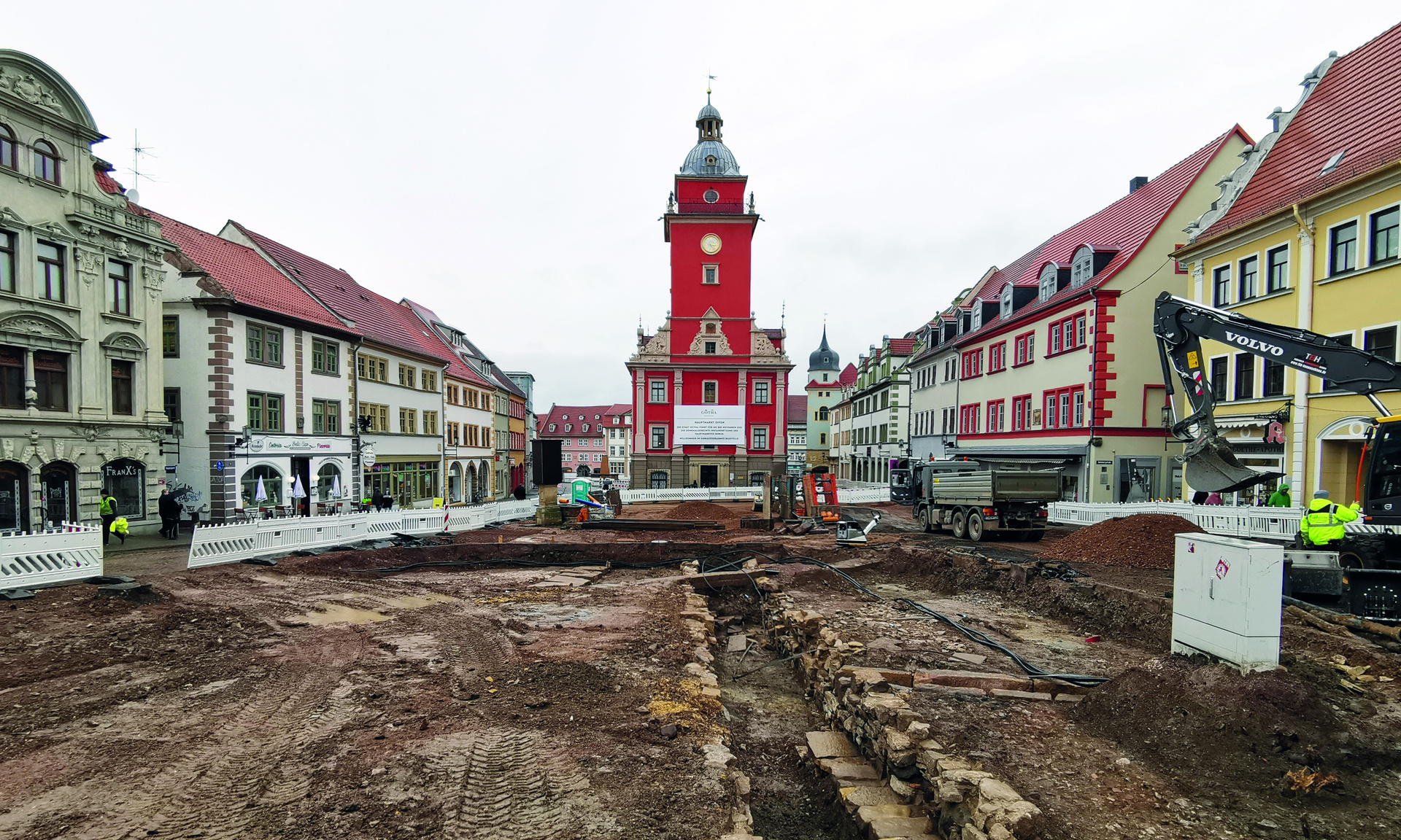 Bauarbeiten am Unteren Hauptmarkt Bauarbeiten am Unteren Hauptmarkt