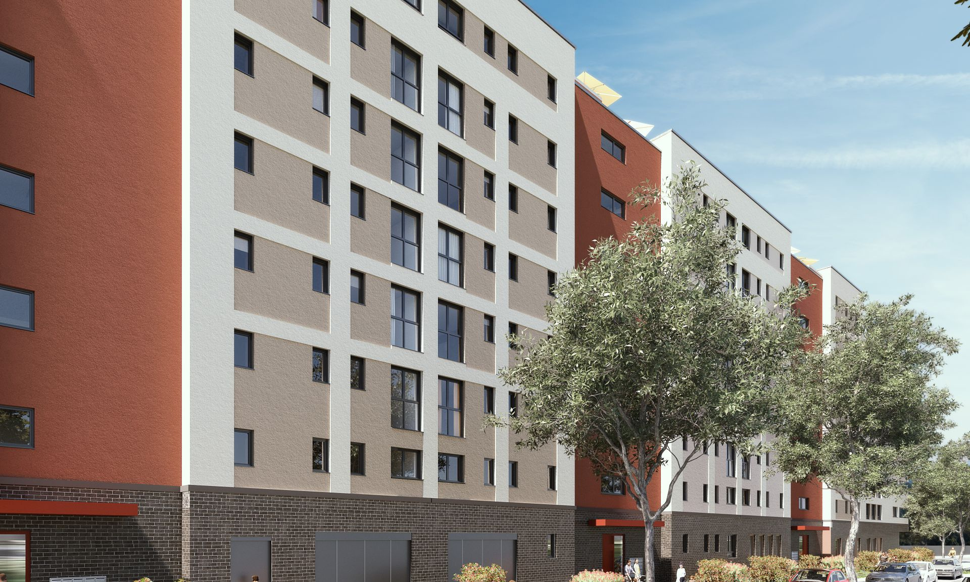 Visualisierung Baufeld E1 Visualisierung der Wohnungen Baufeld E1