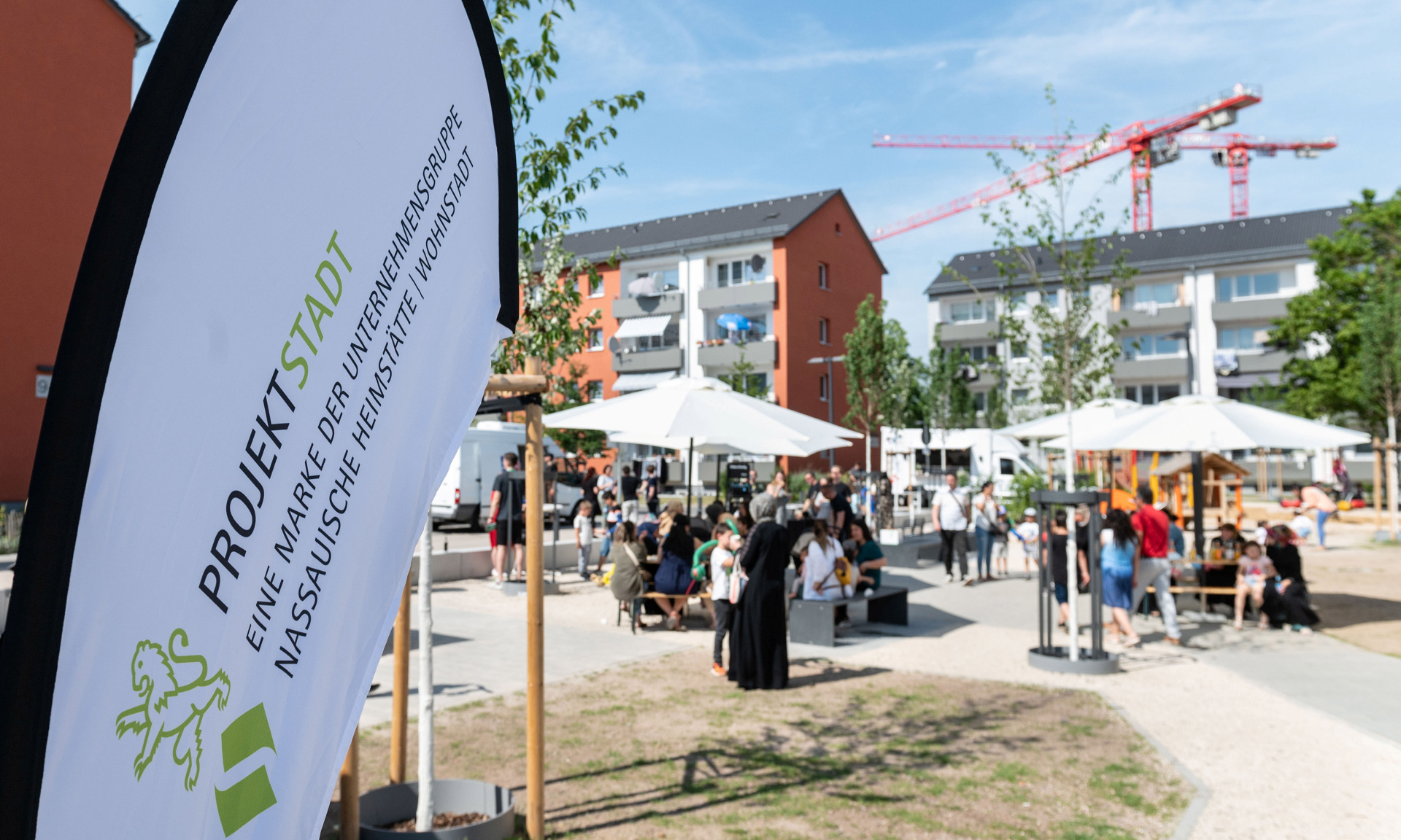 Spielplatz auf der Mainhöhe Einweihungsfest für den neuen Spielplatz auf der Mainhöhe