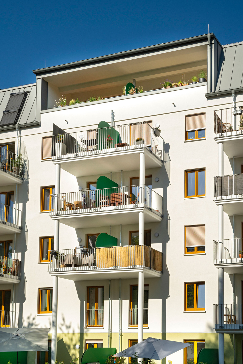Inklusive Wohngemeinschaft Zu dem Neubaukomplex in der Freiligrathstraße gehören insgesamt 54 Wohnungen mit 4.600 qm Wohnfläche. Foto: Barbara Staubach